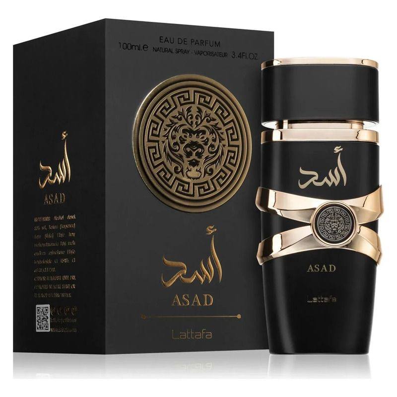Asad by Lattafa, EAU de perfum Spray 3.4 OZ / 100ml